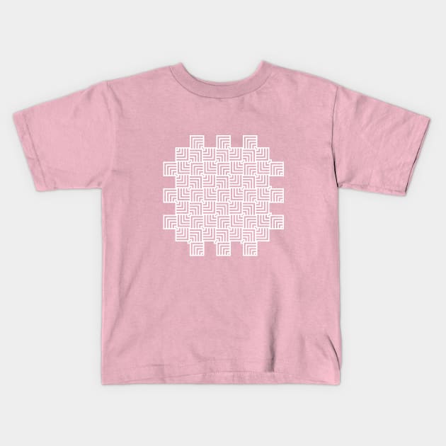 Seamless square pattern Kids T-Shirt by TeeCQ